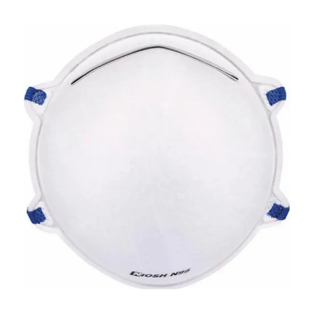 White N95 cup respirator